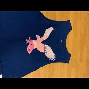 American eagle crop tank